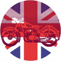 12'' Slipmat - Flag Brit Bike 1 