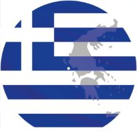 12'' Slipmat - Flag Greece 1 