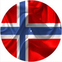 12'' Slipmat - Flag Norway 