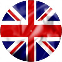 12'' Slipmat - Flag UK Patriot 