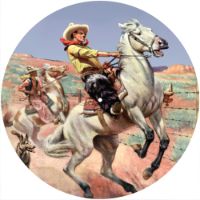 12'' Slipmat - Horseback 1 
