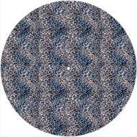 12'' Slipmat - Leopard Print Blue White 