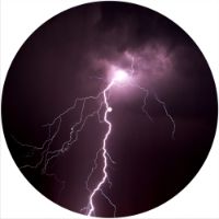 12'' Slipmat - Lightening 1 