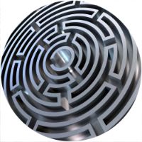 12'' Slipmat - Machined Maze 