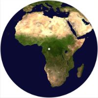 12'' Slipmat - Map Africa 1 