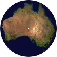 12'' Slipmat - Map Australia 1 
