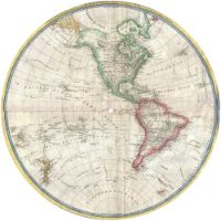12'' Slipmat - Map Old Americas 1 