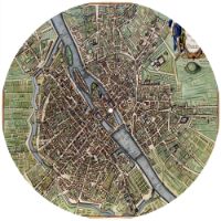 12'' Slipmat - Map Paris 1 