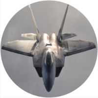 12'' Slipmat - Military Fighter Jet 4 