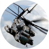 12'' Slipmat - Military Helicopter 1 