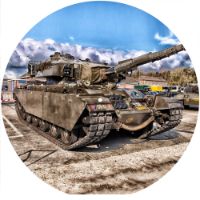 12'' Slipmat - Military Tank 1 
