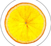 12'' Slipmat - Orange Slice 2 