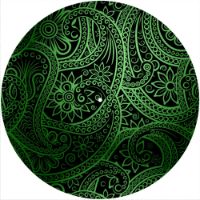 12'' Slipmat - Paisley Green 
