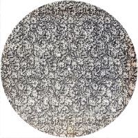 12'' Slipmat - Parchment Flower Pattern AW 