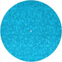 12'' Slipmat - Parchment Flower Pattern BL 