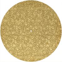 12'' Slipmat - Parchment Flower Pattern 