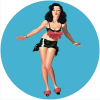 12'' Slipmat - Pin Up Girl Kiss 