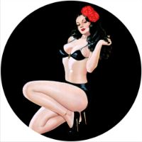 12'' Slipmat - Pin-up Girl 5 - BK 