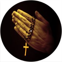 12'' Slipmat - Praying Hands 