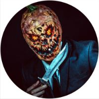 12'' Slipmat - Pumpkin Head 