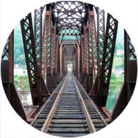 12'' Slipmat - Railroad Bridge 