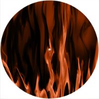 12'' Slipmat - Smokey Flames 