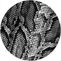 12'' Slipmat - Snake Skin BW 