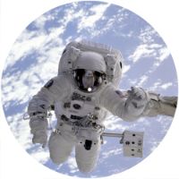 12'' Slipmat - Space - Astronaut 1 