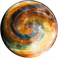 12'' Slipmat - Space - Spiral Moon 