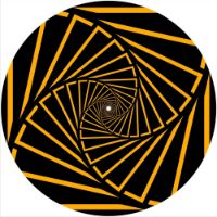 12'' Slipmat - Spiral Squares 