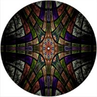 12'' Slipmat - Stained Glass 8 