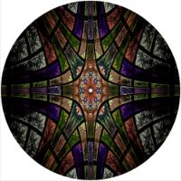 12'' Slipmat - Stained Glass 8 