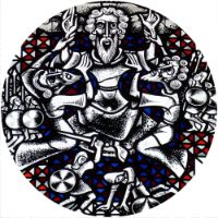 12'' Slipmat - Stained Glass 9 