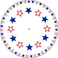 12'' Slipmat - Star Frame 1 