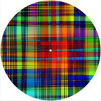 12'' Slipmat - Tartan Abstract 1 