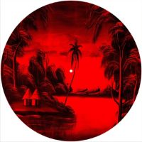 12'' Slipmat - Tikki Huts Red 