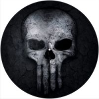 12'' Slipmat - skull 