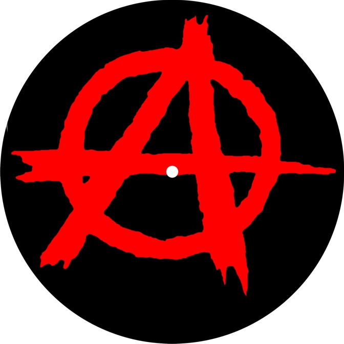 7'' Slipmat - Anarchy