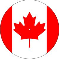 12'' Slipmat - Canada Flag