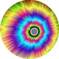 12'' Slipmat - Tie Dye